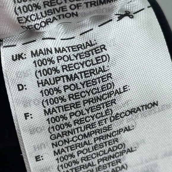 Adidas Mens Black Shorts Recycled Polyester Medium With 3 Stripes a0232 - Picture 6 of 7